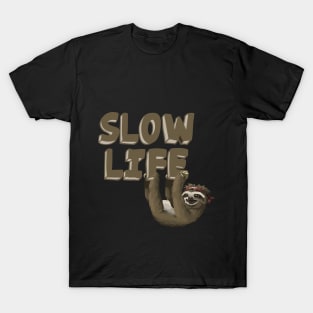 Slow Life Koala Funny T-Shirt